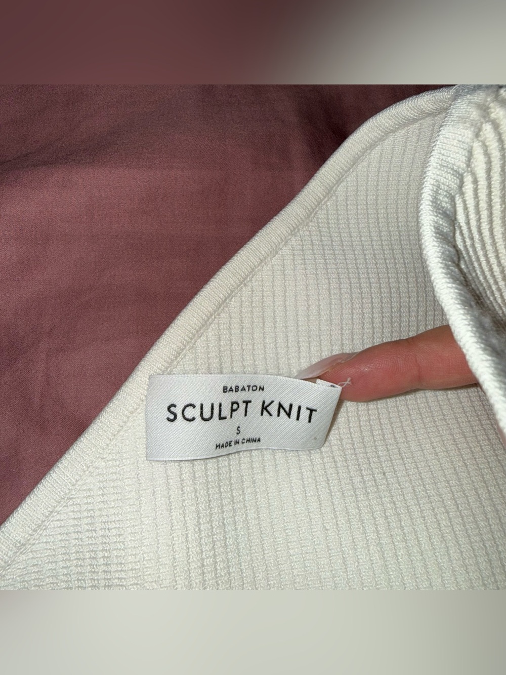 Aritzia Sculpt Knit Seven Top - Picture 8 of 8